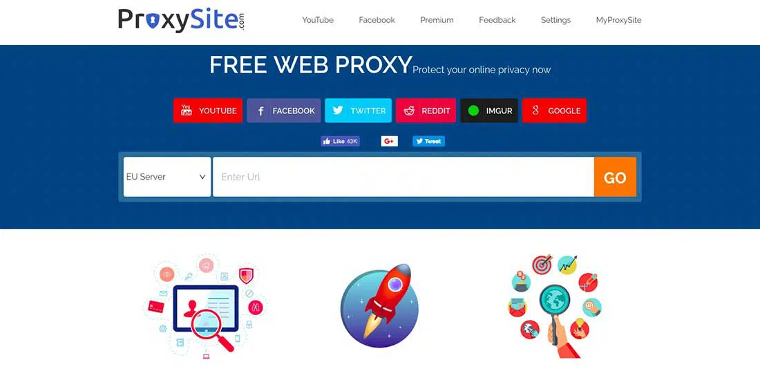 2 Proxy-Site Kostenlose Web-Proxy-Server