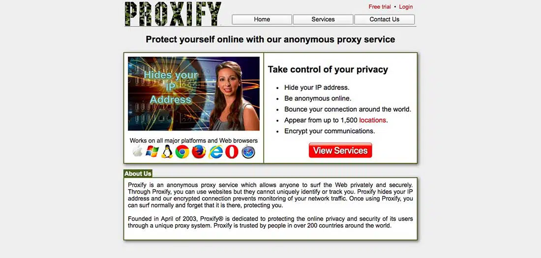 4 serveurs proxy Web gratuits Proxify