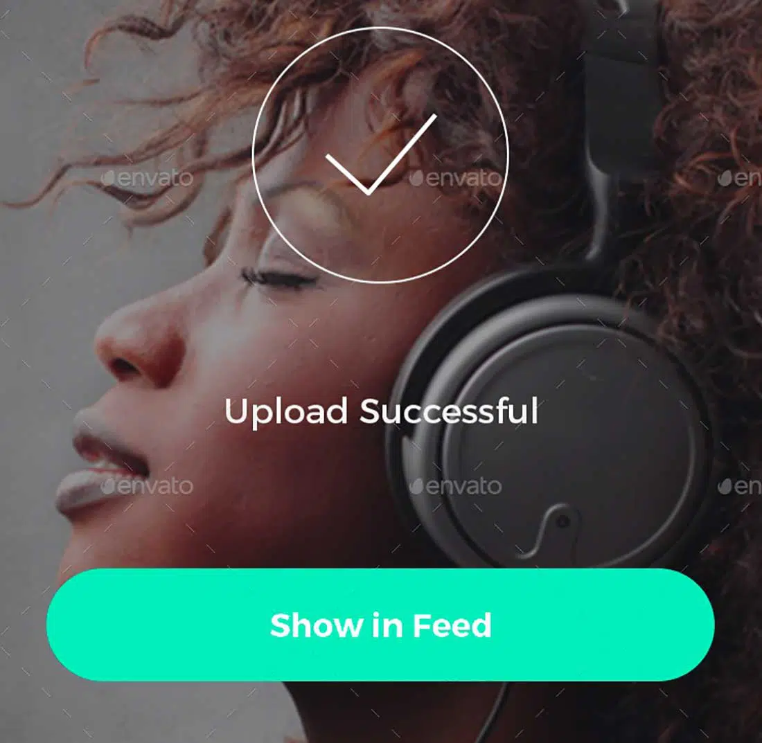 5 Interface utilisateur de l'application Buzz Music