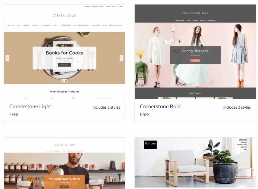 Template E-niaga Gratis BigCommerce