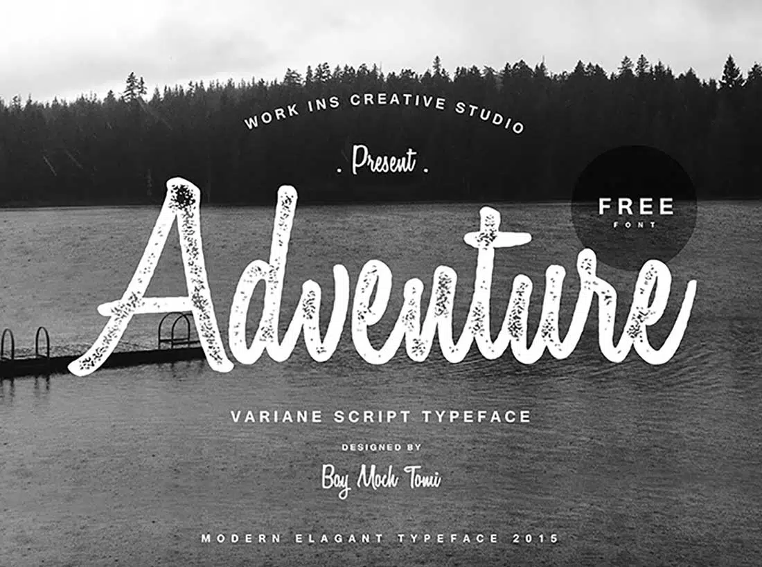 9 Variane Font Elegan Gratis