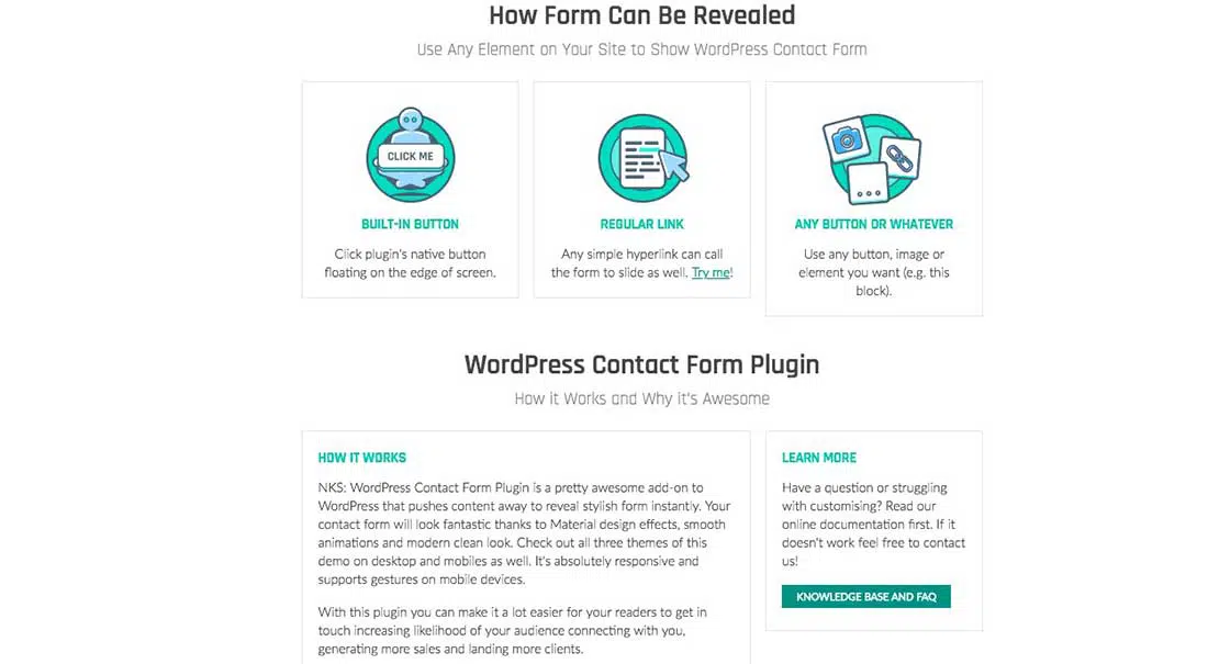 18 Ninja Kick- Plugin per moduli di contatto WordPress