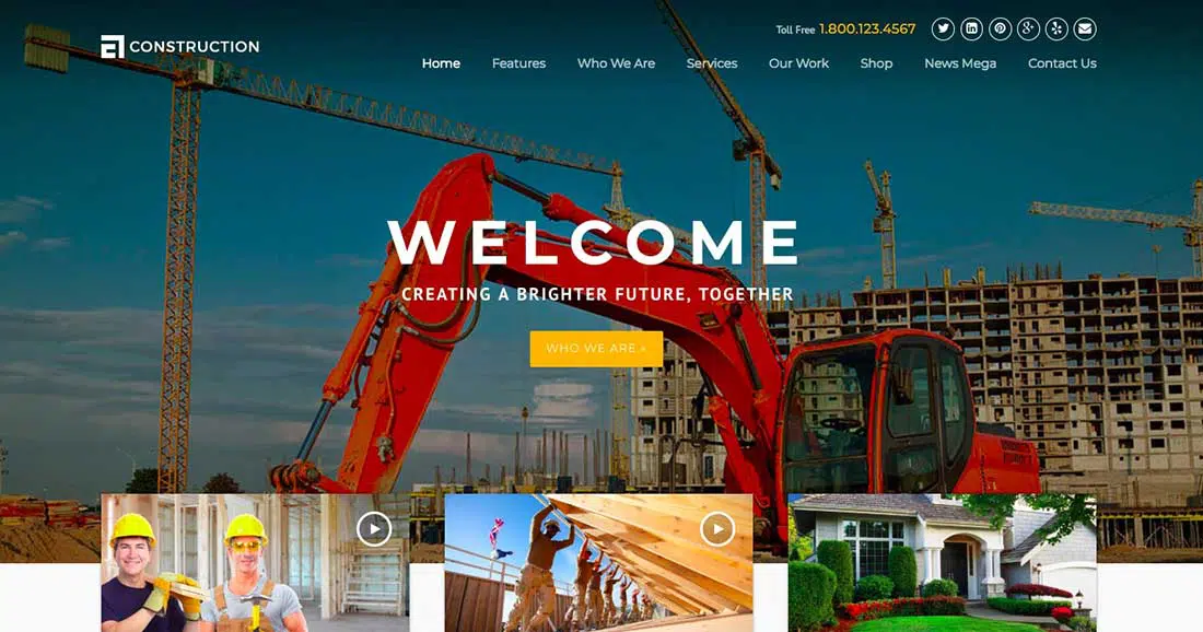 3 البناء - WP Construction، Building Business