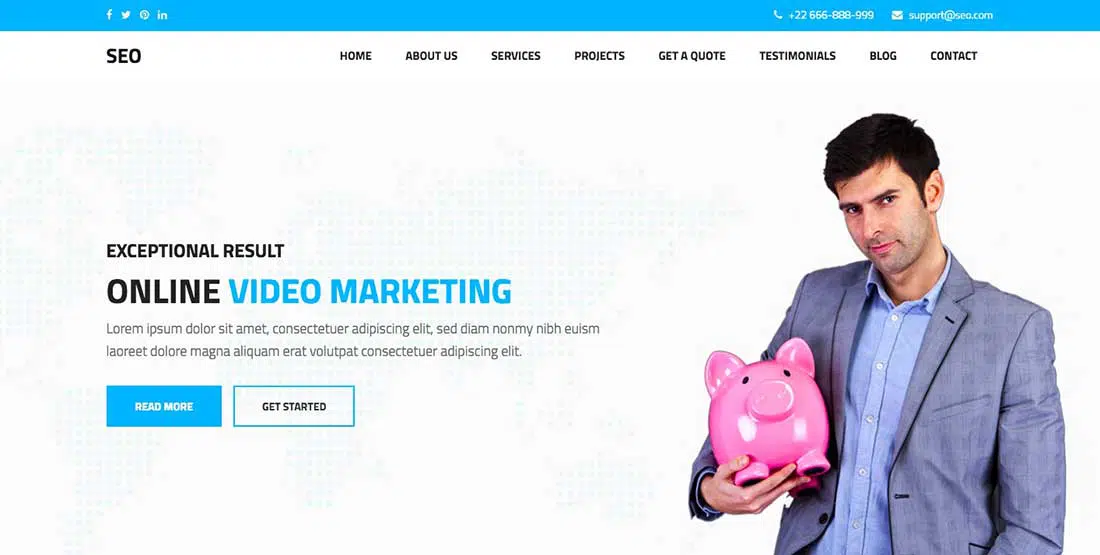 11 SEO - Marketing & SEO WordPress-Theme