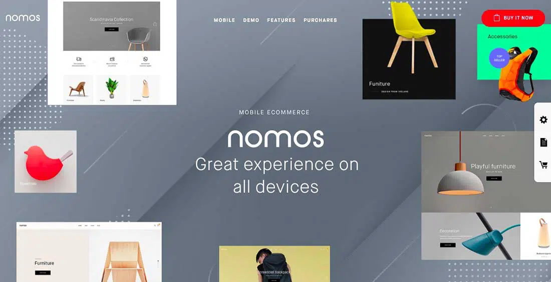 18 Nomos - Tienda AJAX moderna diseñada para dispositivos móviles y compatible con SEO