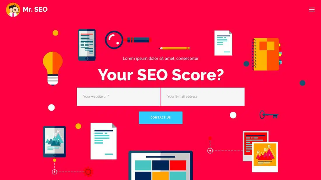 12 Mr. SEO: un tema amigable para SEO, agencias de marketing y redes sociales