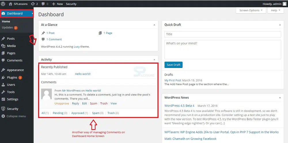 Cara Mendeklarasikan Situs WordPress Anda - Komentar