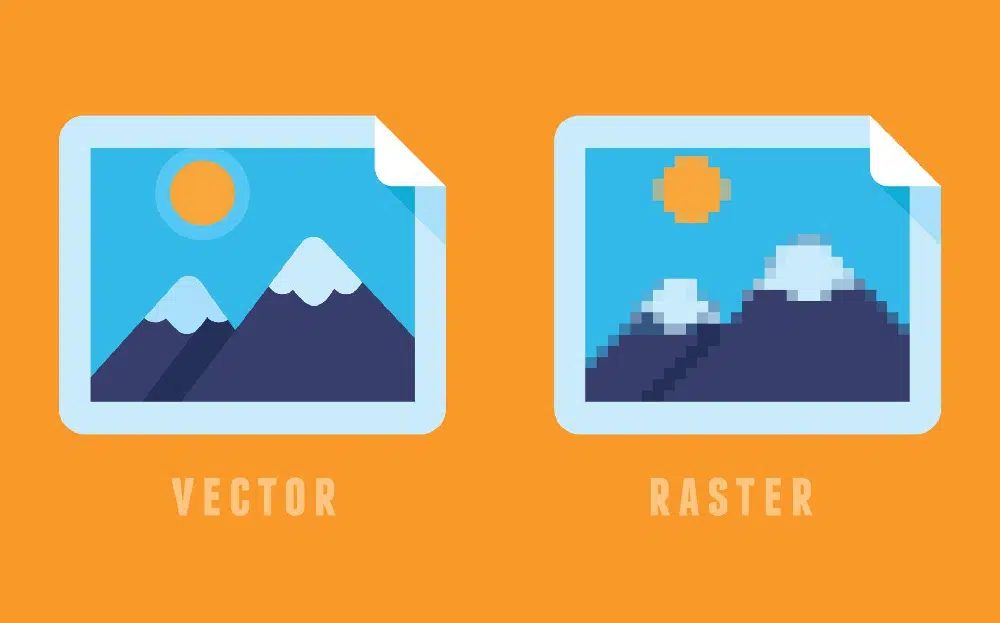 Explicando a diferença entre gráficos vetoriais e raster - Flexibilidade