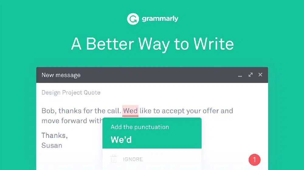 10グラフィックデザイナー向けのGoogleChrome拡張機能が必要-Grammarly