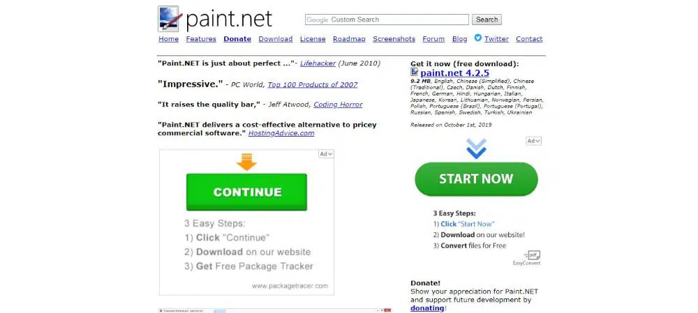 Paint.Net — одна из альтернатив Adobe Photoshop