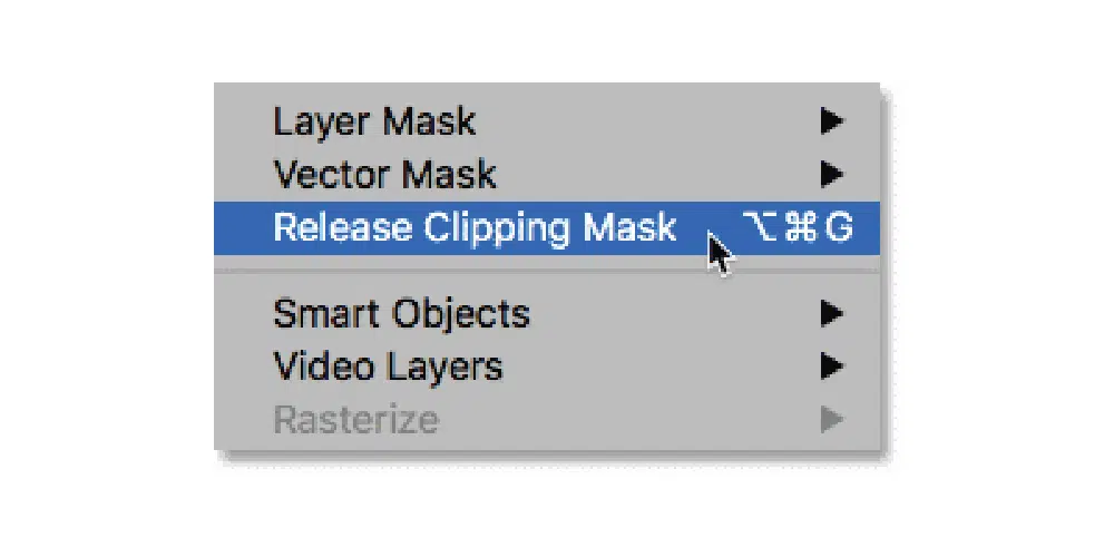 การใช้ Clipping Masks ใน Adobe Photoshop - บทช่วยสอนโดยละเอียด - การปล่อย clipping mask