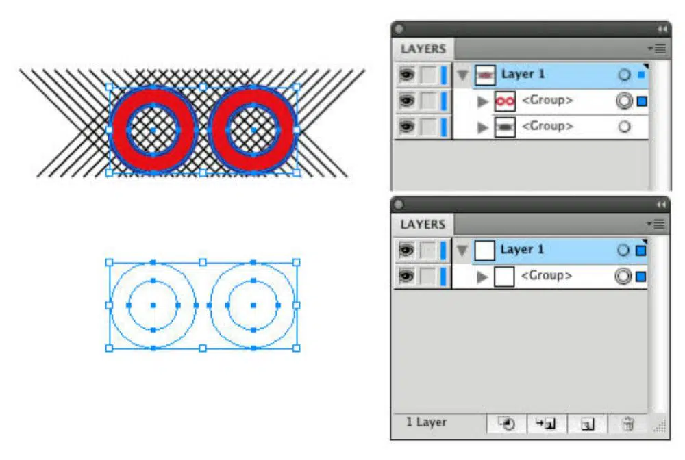 AdobePhotoshopを使用してオブジェクトをグループ化します