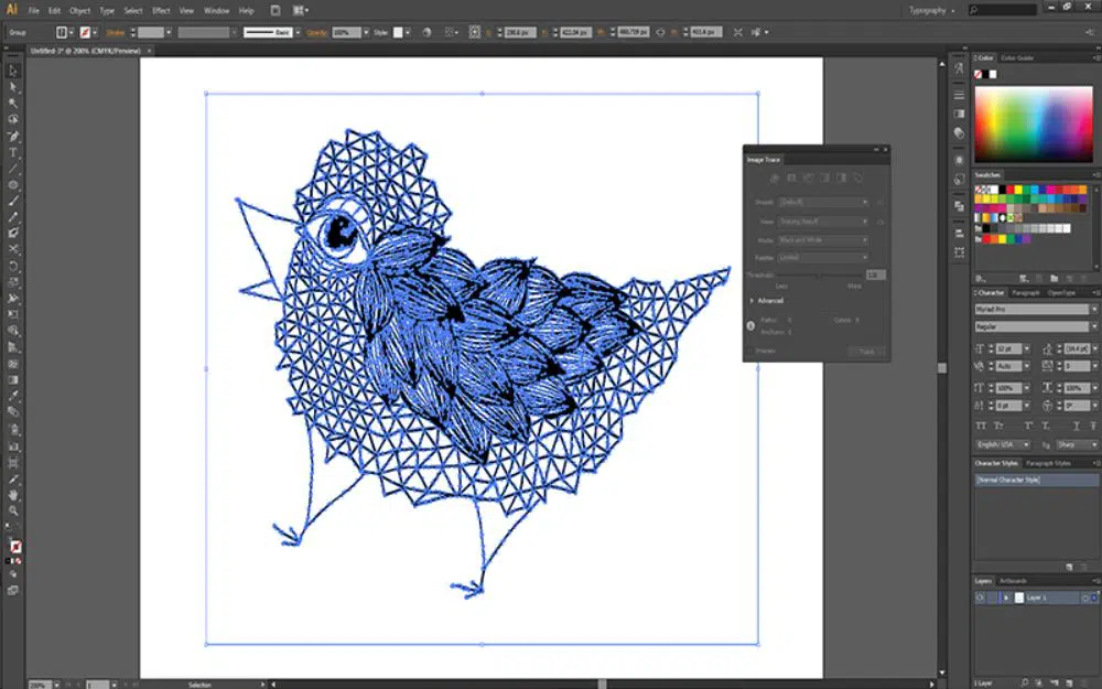 Transformación de ilustraciones en vectores digitales en 9 pasos simples: convierta sus trazos en rutas