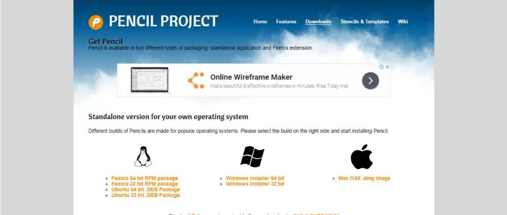 Pencil Project: strumento wireframe del sito Web gratuito