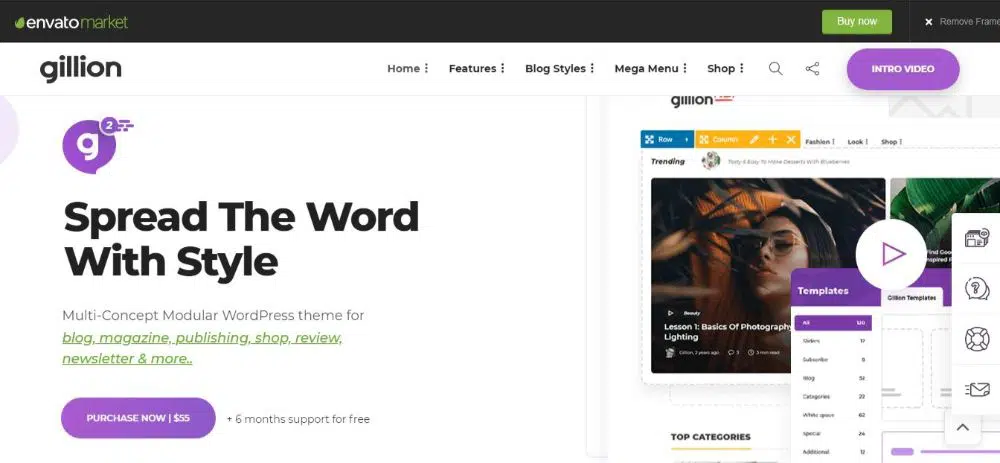 20 ธีม WordPress Minimalist ที่ดีที่สุด - Gillion