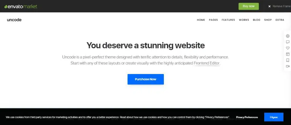 18 ธีม WordPress Minimalist ที่ดีที่สุด - Uncode