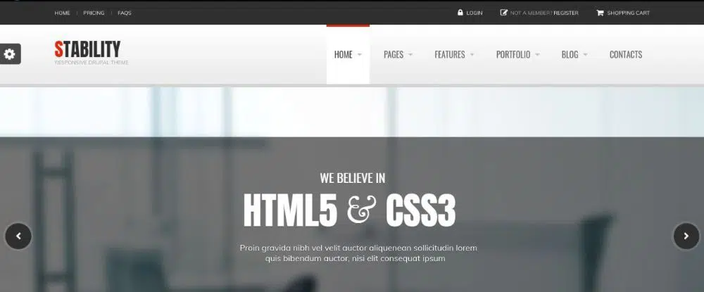 Stabilitas - Tema Drupal 7 Ubercart yang Responsif: