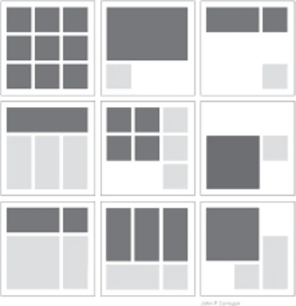 Utilice Grid para la ilustración de la marca