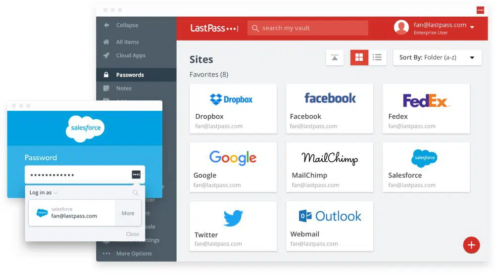 Debe tener aplicaciones - LastPass