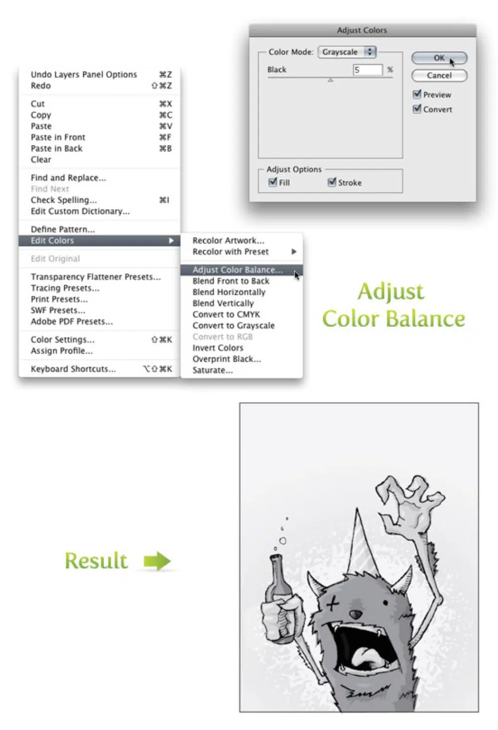 Réglage de la balance des couleurs_Illustrator