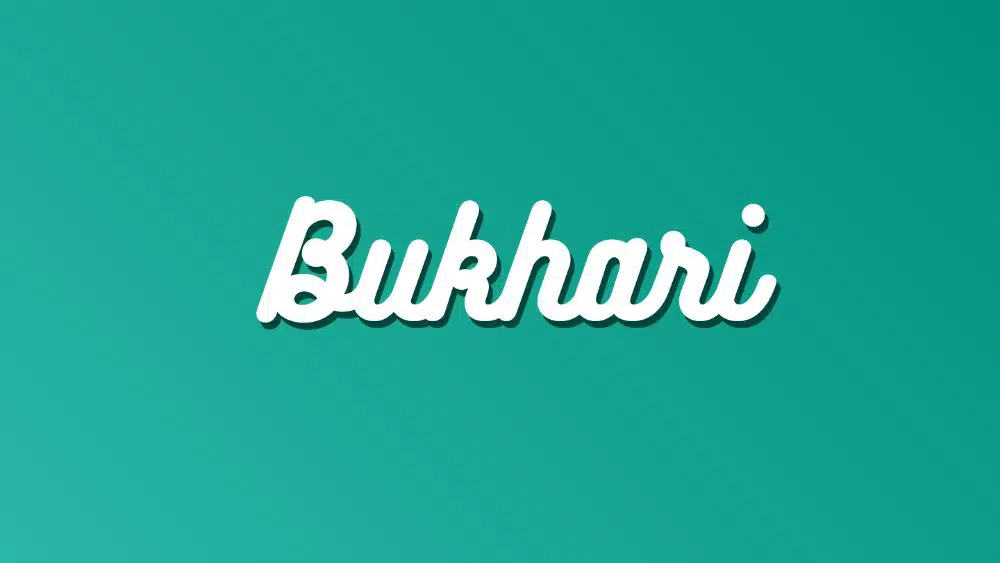 Script Bukhari