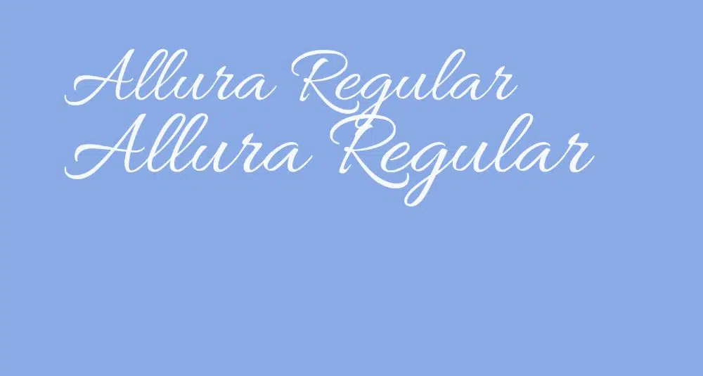 Allura Reguler