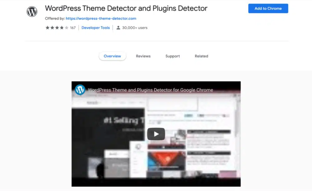 Detector de plugins y temas de WordPress