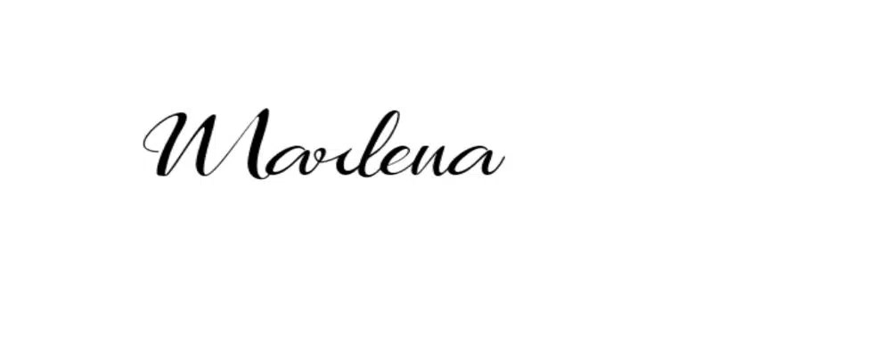 Font Marlena