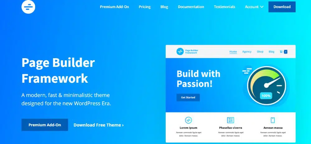 Page Builder Framework