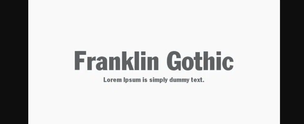 Franklin Gotik