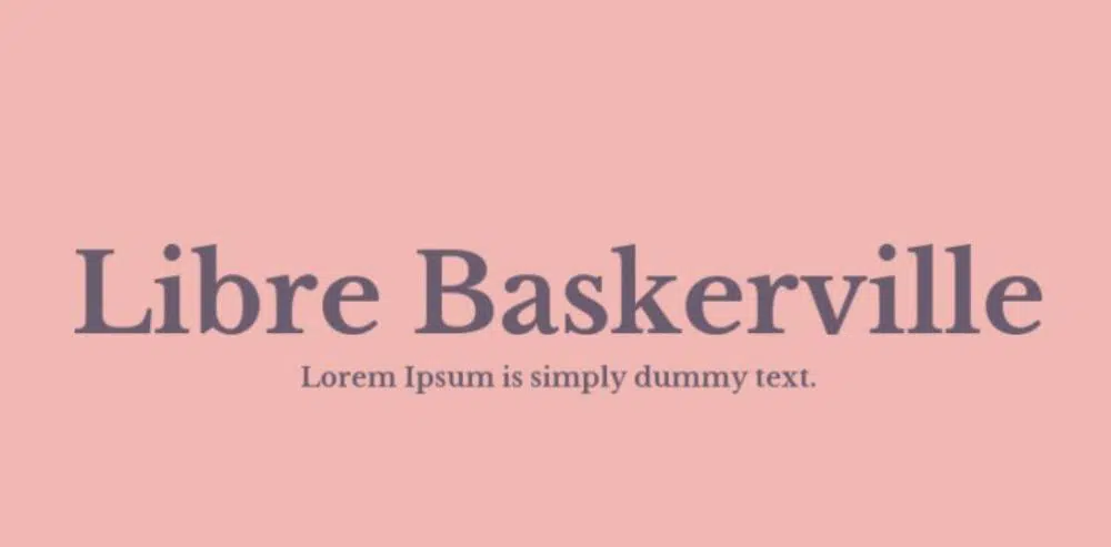 Libre Baskerville