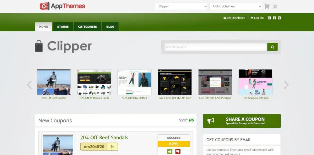 ธีม WordPress สำหรับการตลาดพันธมิตร: Clipper