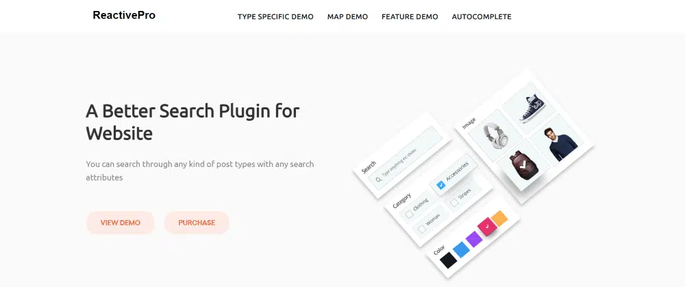 Melhores plugins de mecanismos de pesquisa para WordPress: Reactive Search Pro