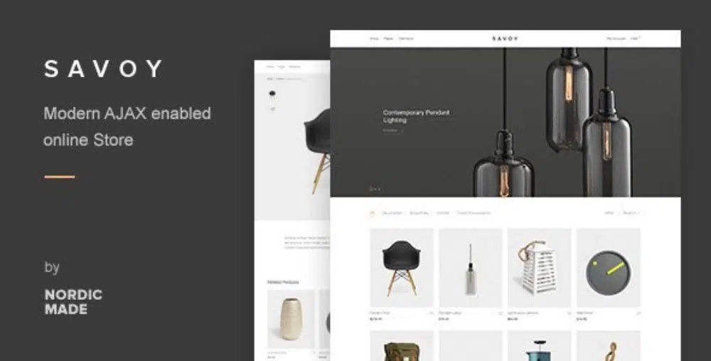 Dropshipping을 위한 WordPress 테마: Savoy