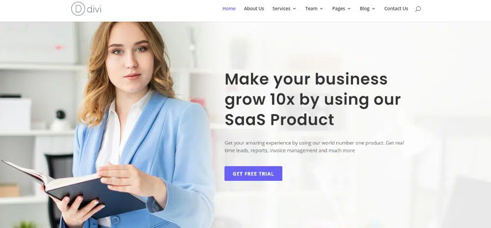 適用於 SAAS 公司的 WordPress 主題：SaaS