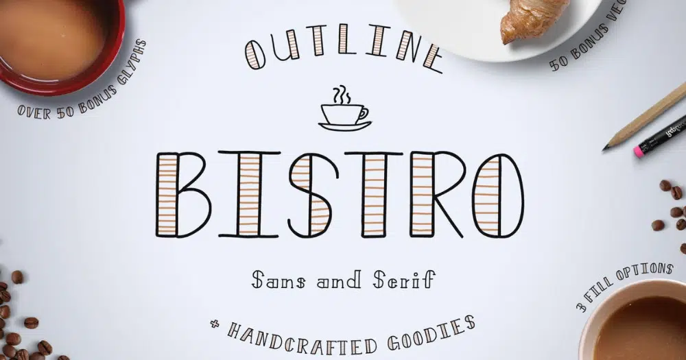 Monospace Fonts ใหม่ล่าสุดที่นักออกแบบทุกคนต้องมี: Bistro