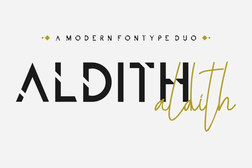 Monospace Fonts ใหม่ล่าสุดที่นักออกแบบทุกคนต้องมี: Aldith