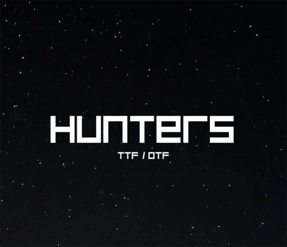 所有设计师都必须拥有的最新等宽字体：Hunters