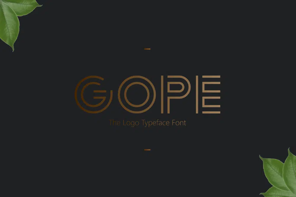 Monospace Fonts ใหม่ล่าสุดที่นักออกแบบทุกคนต้องมี: Gope