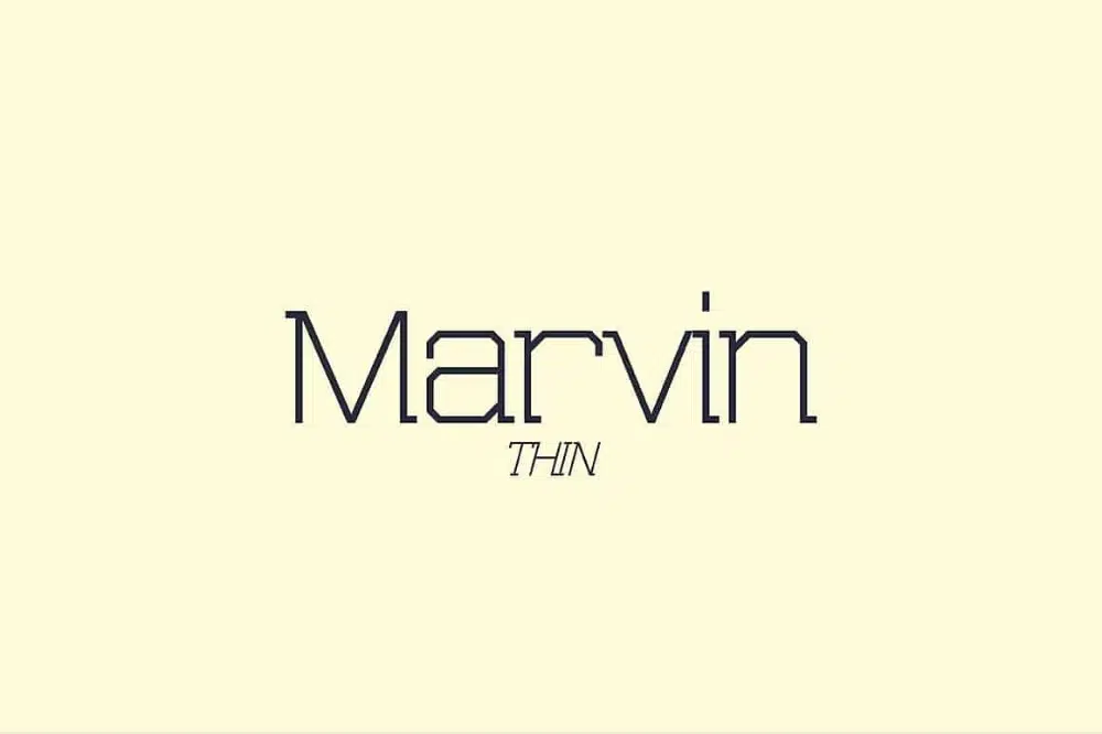 Monospace Fonts ใหม่ล่าสุดที่นักออกแบบทุกคนต้องมี: Marvin