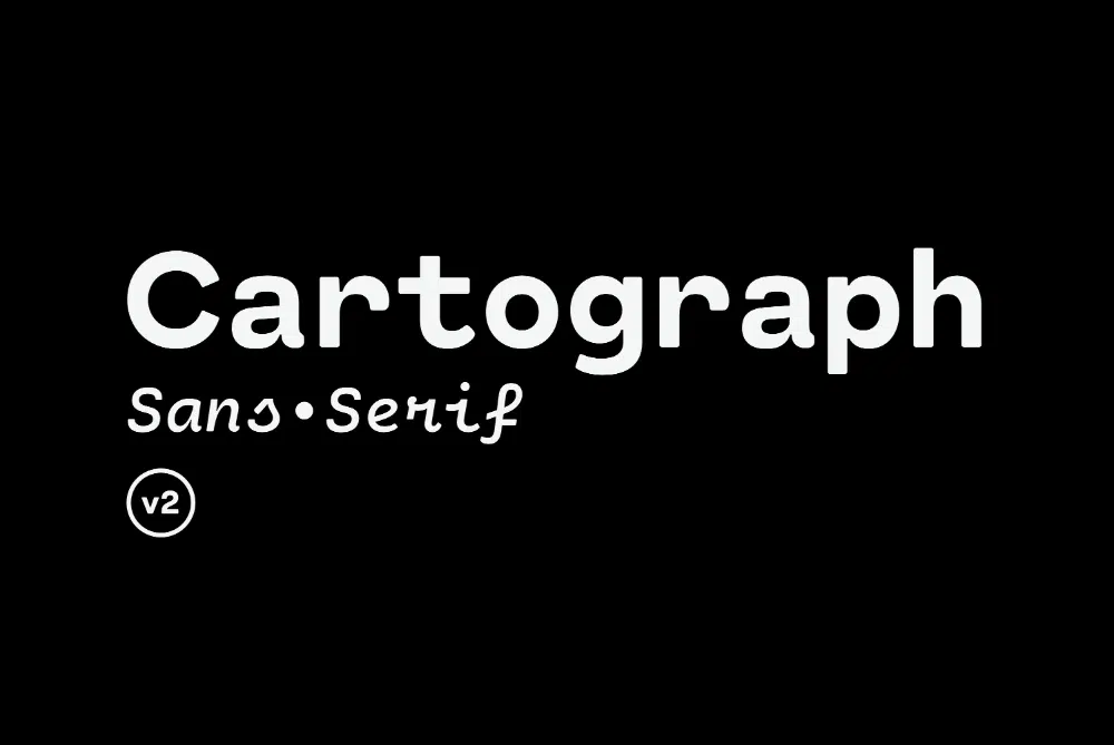 Font Monospace Terbaru yang harus dimiliki semua desainer: Kartograf