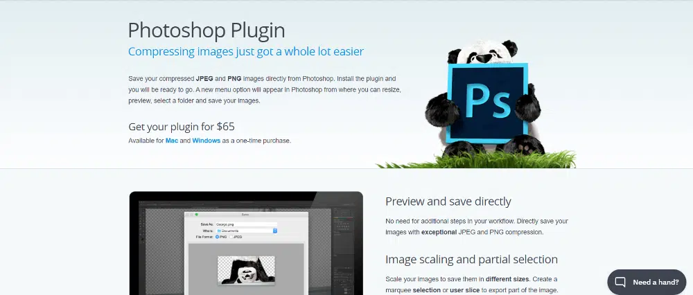 14 melhores plugins do Photoshop para 2021: TinyPNG