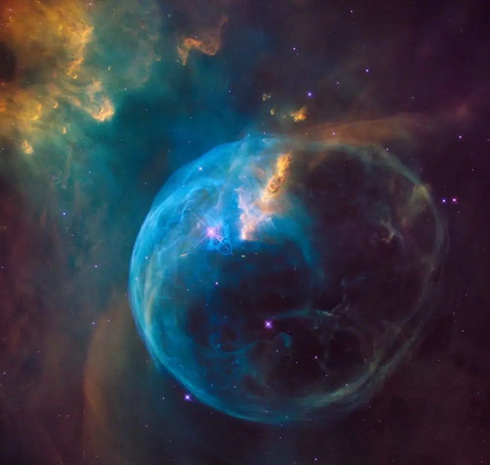 디자이너를 위한 공간 배경: 4. Nebula Space Backgrounds: Ball of Fumes