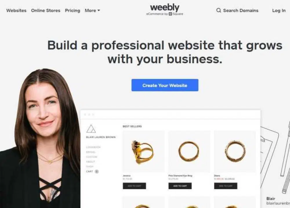 Las mejores alternativas de WooCommerce: Weebly