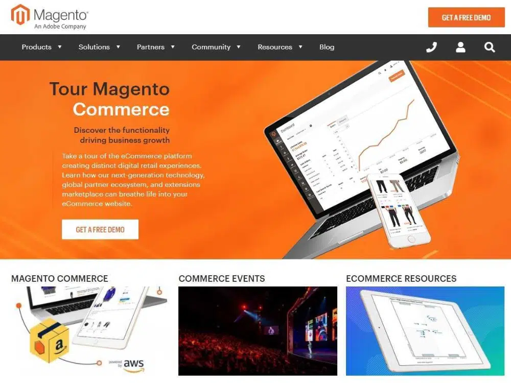 أفضل بدائل WooCommerce: Magento