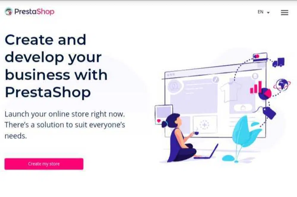 最高のWooCommerceの選択肢：Prestoshop