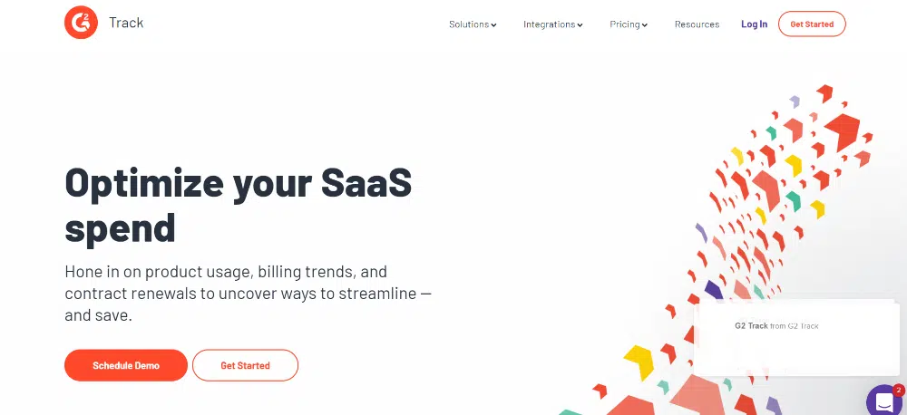 Plugin WordPress untuk situs web SaaS: G2 Track