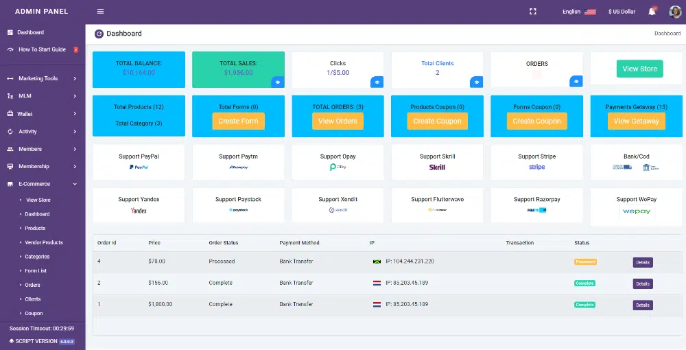 SaaS Webサイト用のWordPressプラグイン：アフィリエイト管理システム