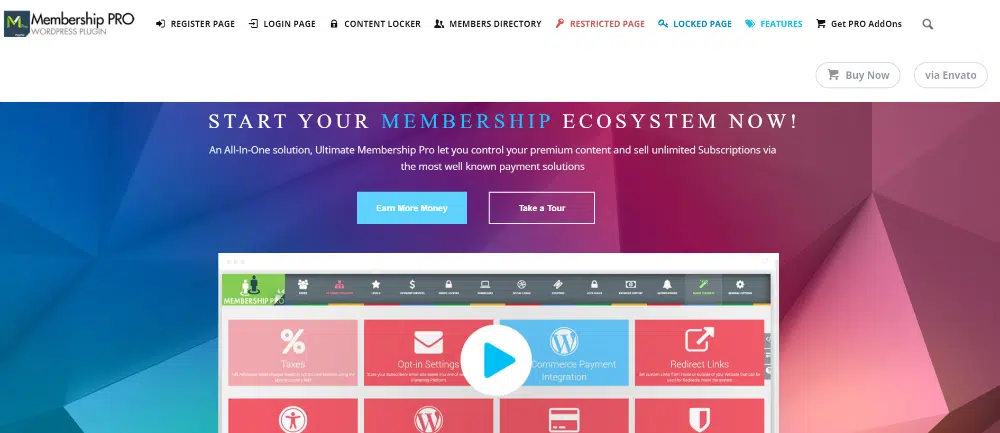 Pluginuri WordPress pentru site-uri web SaaS: Ultimate Membership Pro