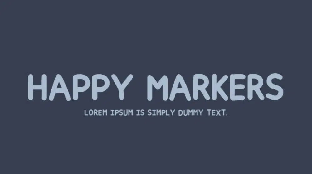 แบบอักษรการ์ตูนที่ดีที่สุดสำหรับนักออกแบบ: Happy Makers